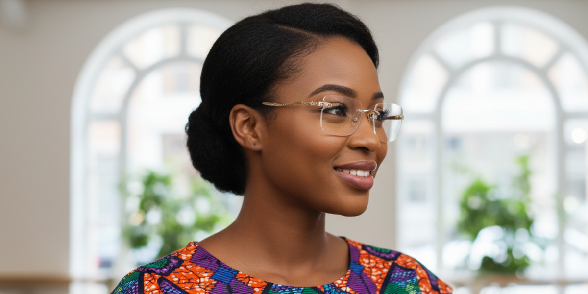 Rimless Cat Eye Premium Eyeglasses