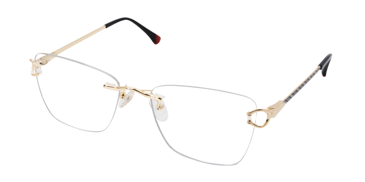 Rimless Cat Eye Premium Eyeglasses