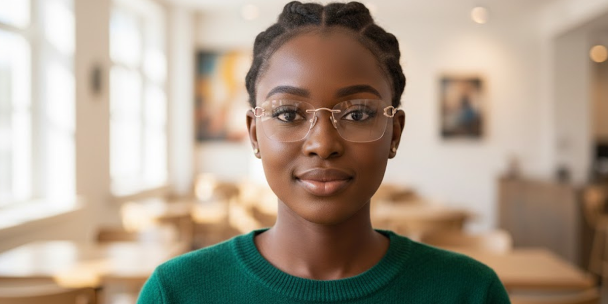 Rimless Cat Eye Premium Eyeglasses