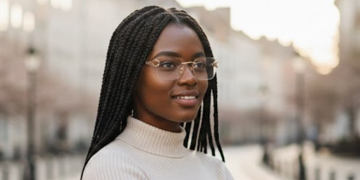 Rimless Cat Eye Premium Eyeglasses