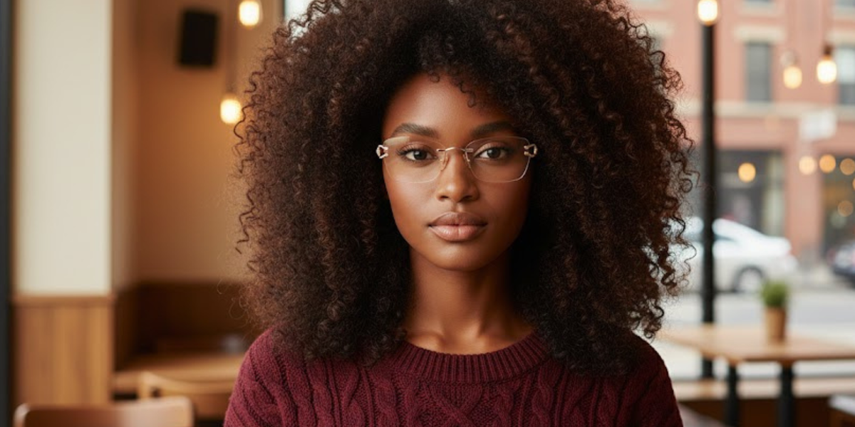 Rimless Cat Eye Premium Eyeglasses