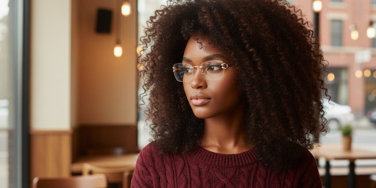 Rimless Cat Eye Premium Eyeglasses