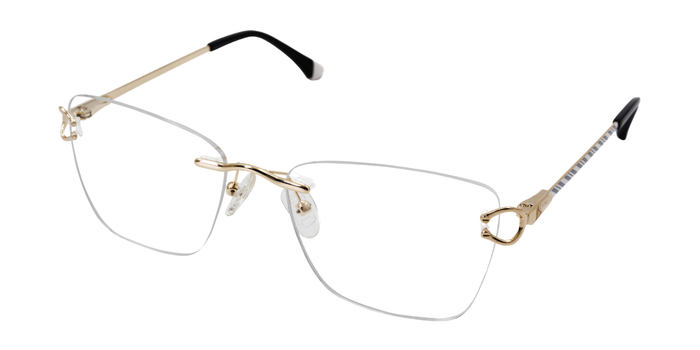 Rimless Cat Eye Premium Eyeglasses