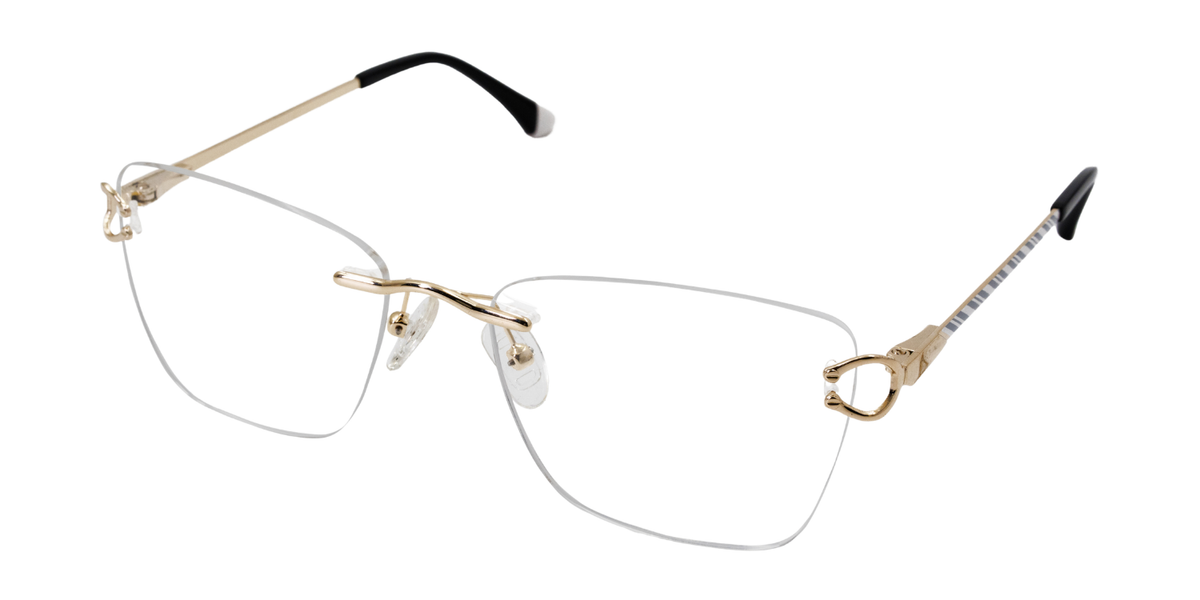 Rimless Cat Eye Premium Eyeglasses