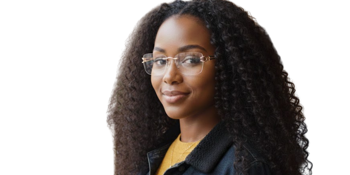 Rimless Cat Eye Premium Eyeglasses