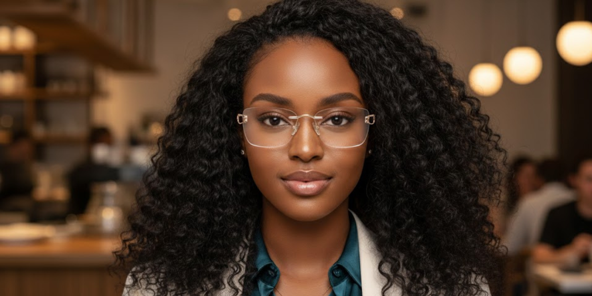 Rimless Cat Eye Premium Eyeglasses