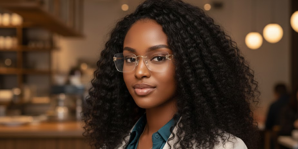 Rimless Cat Eye Premium Eyeglasses