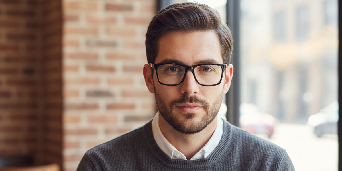 Full Rim Rectangle Classic Eyeglasses