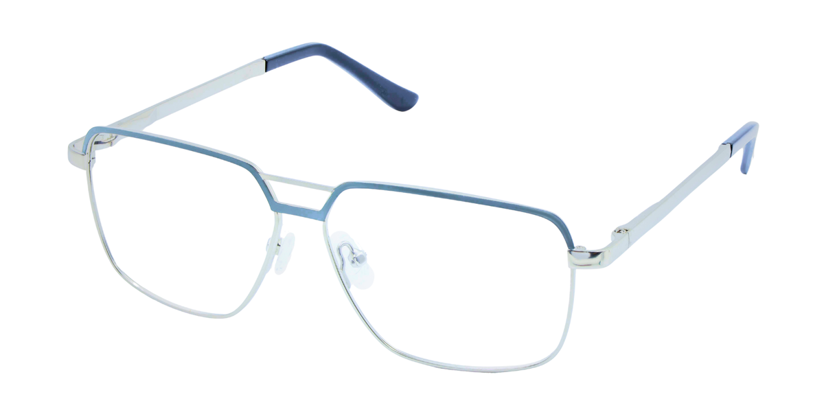 Full Rim Double Bridge Rectangle Classic Eyeglasses