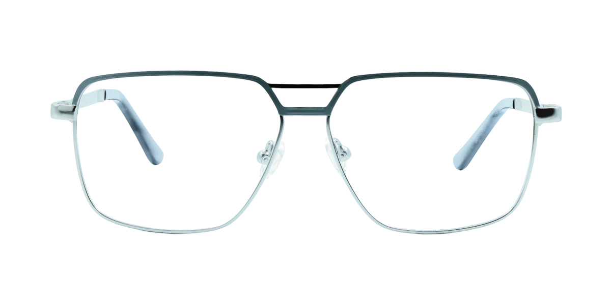Full Rim Double Bridge Rectangle Classic Eyeglasses