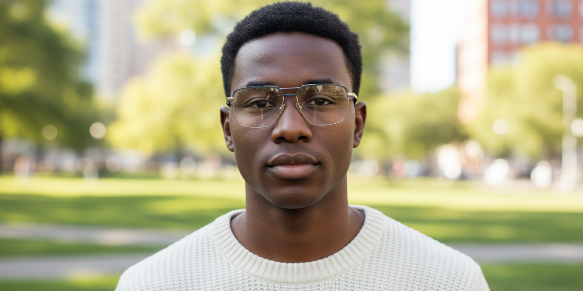 Full Rim Double Bridge Rectangle Classic Eyeglasses