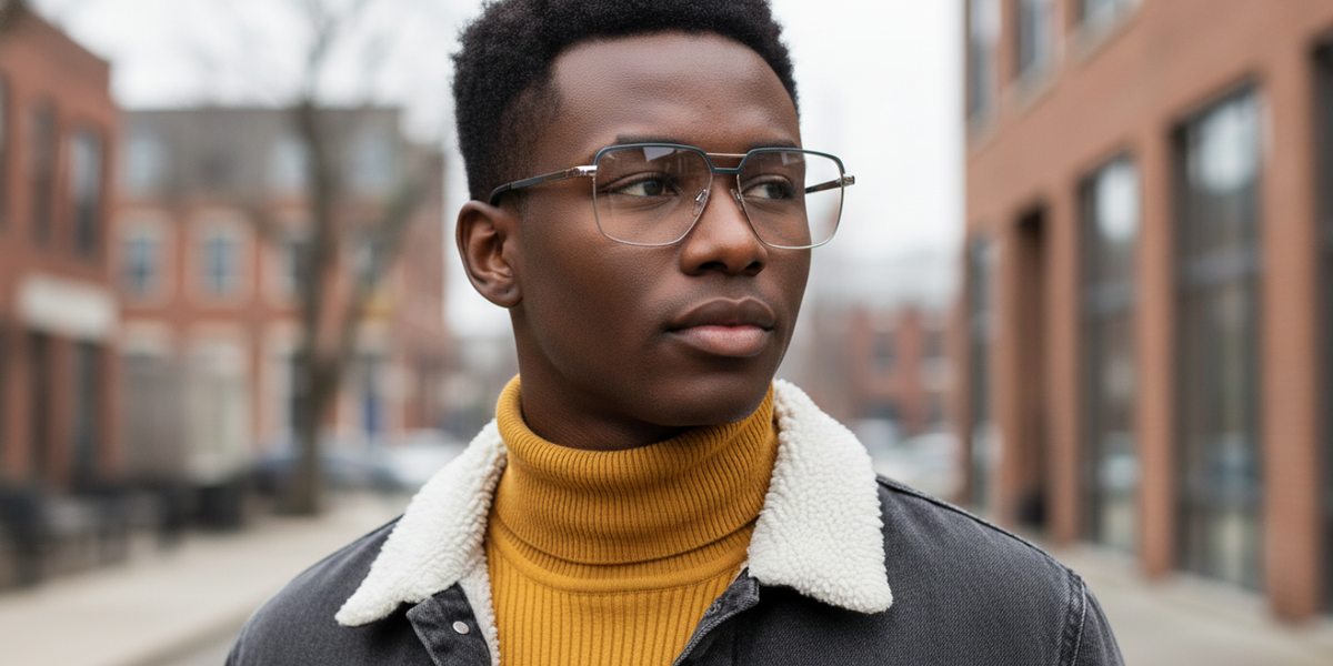 Full Rim Double Bridge Rectangle Classic Eyeglasses