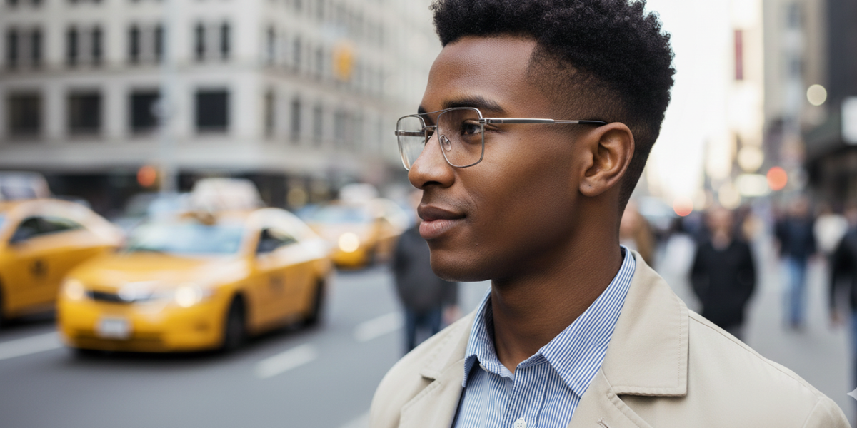 Full Rim Double Bridge Rectangle Classic Eyeglasses