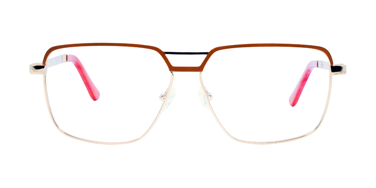 Full Rim Double Bridge Rectangle Classic Eyeglasses
