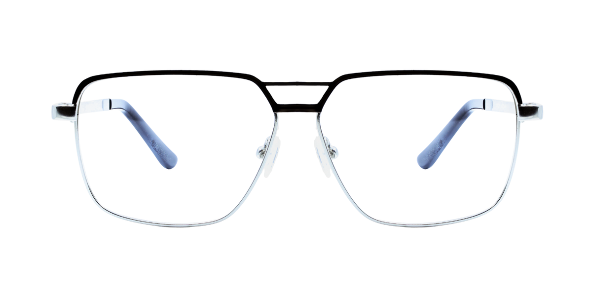 Full Rim Double Bridge Rectangle Classic Eyeglasses