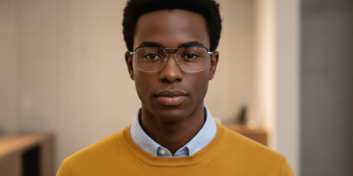 Full Rim Double Bridge Rectangle Classic Eyeglasses
