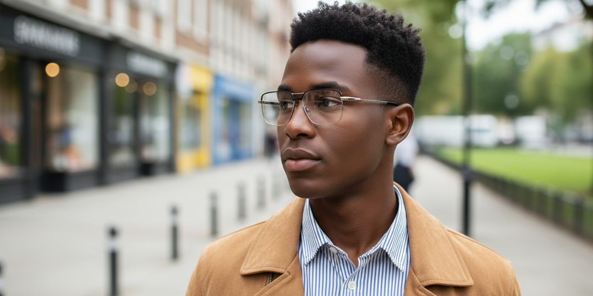 Full Rim Double Bridge Rectangle Classic Eyeglasses