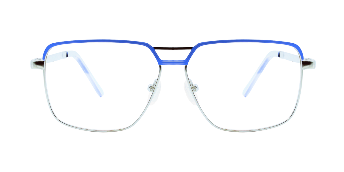 Full Rim Double Bridge Rectangle Classic Eyeglasses