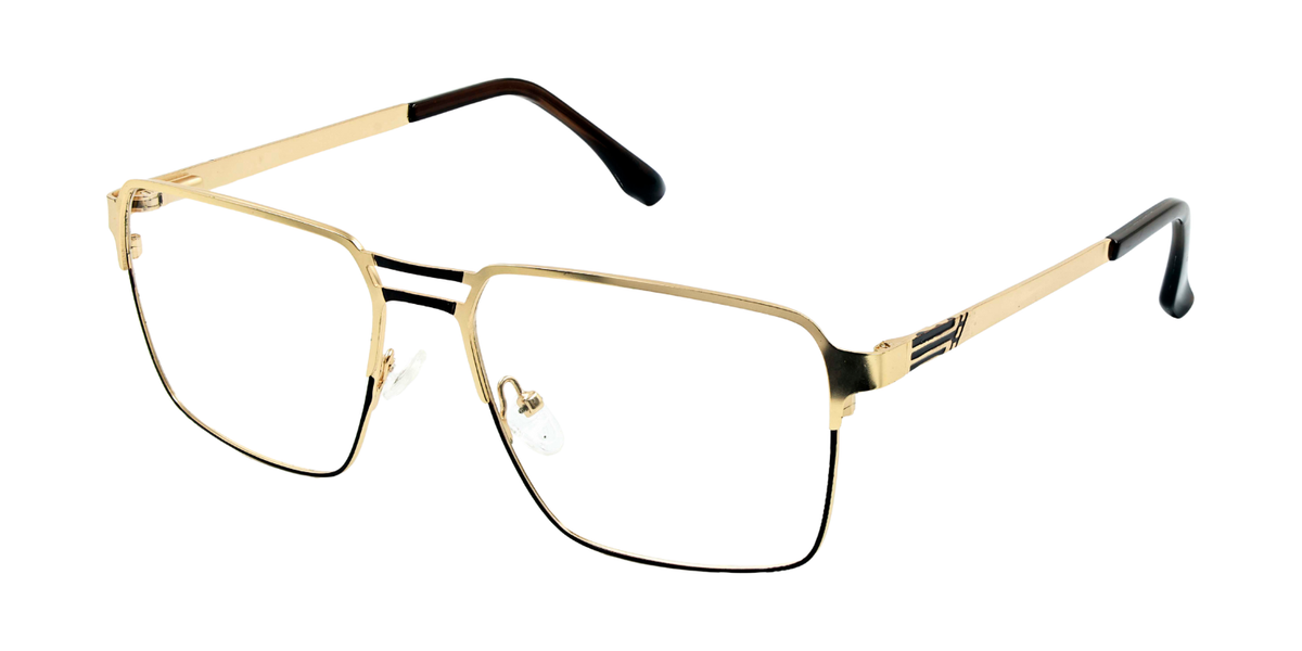 Full Rim Double Bridge Rectangle Classic Eyeglasses