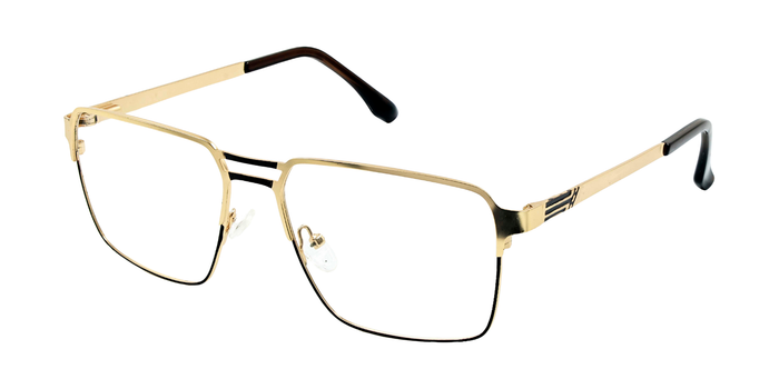 Full Rim Double Bridge Rectangle Classic Eyeglasses