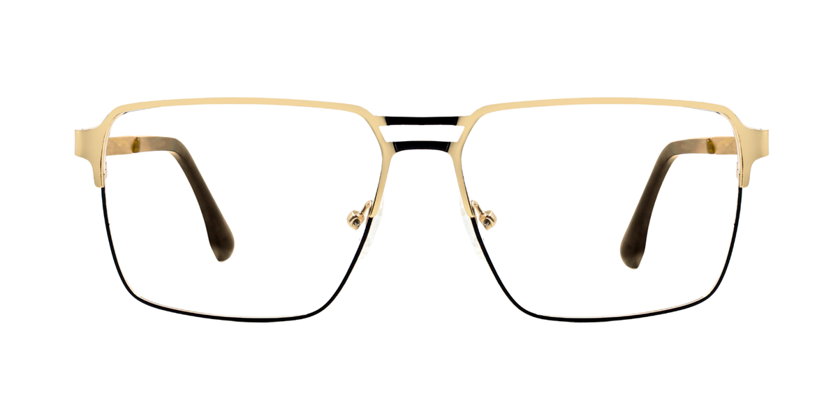 Full Rim Double Bridge Rectangle Classic Eyeglasses