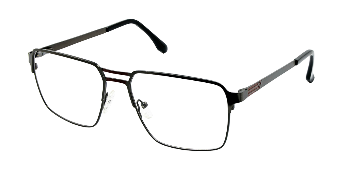 Full Rim Double Bridge Rectangle Classic Eyeglasses