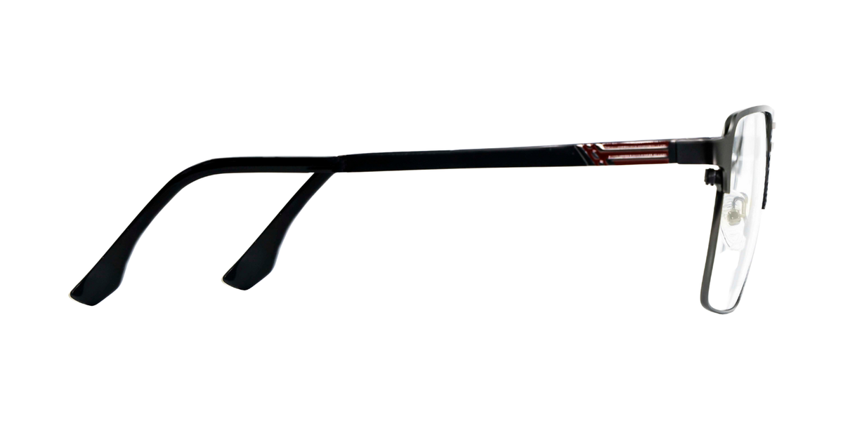 Full Rim Double Bridge Rectangle Classic Eyeglasses