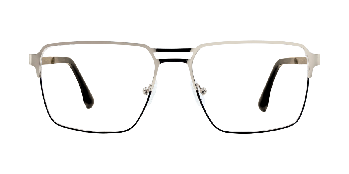 Full Rim Double Bridge Rectangle Classic Eyeglasses