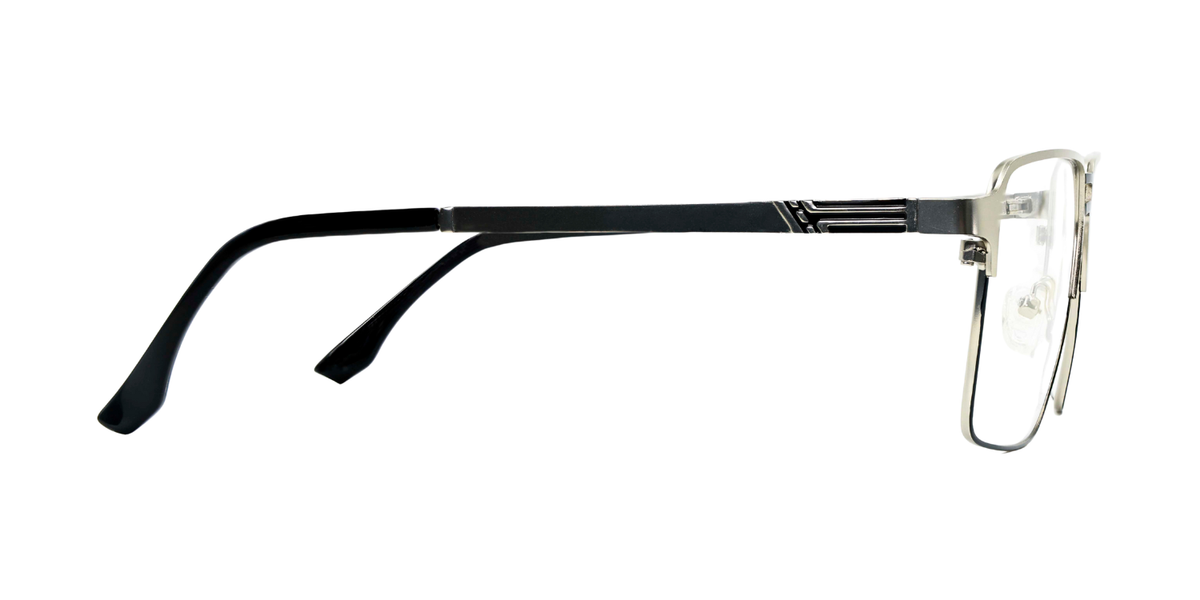 Full Rim Double Bridge Rectangle Classic Eyeglasses