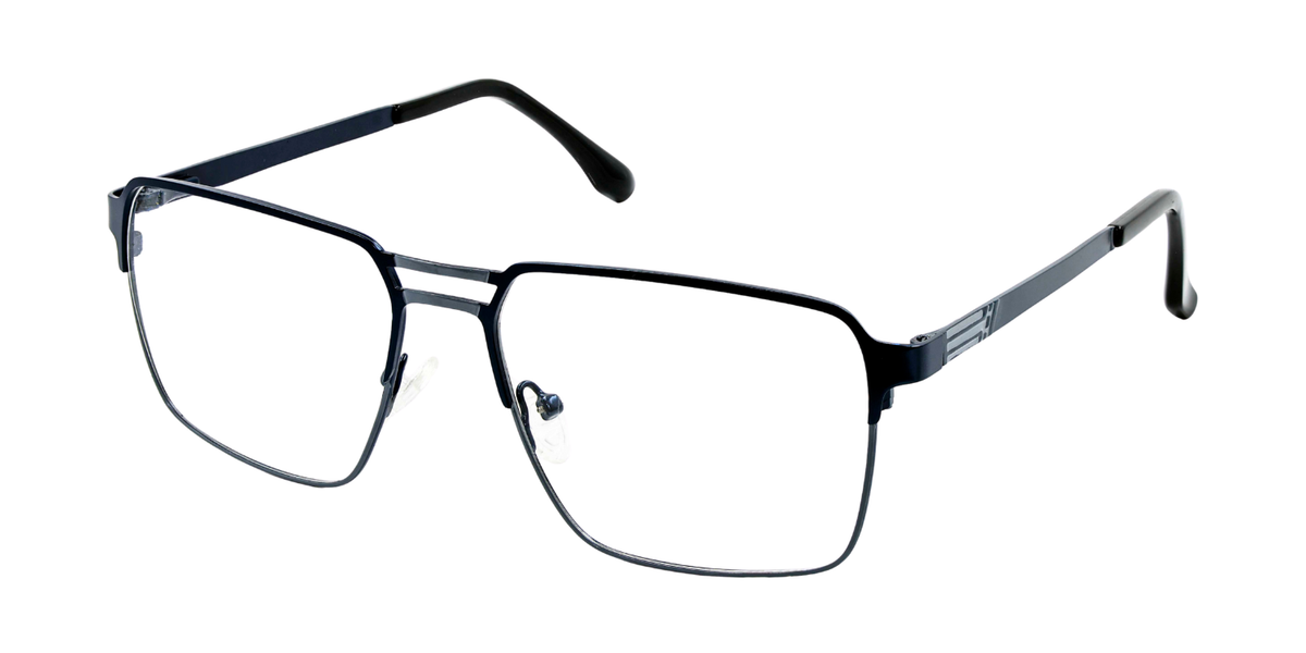 Full Rim Double Bridge Rectangle Classic Eyeglasses
