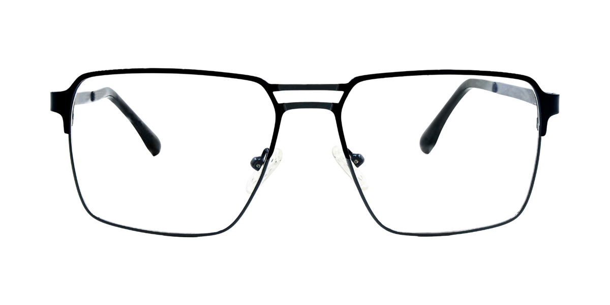 Full Rim Double Bridge Rectangle Classic Eyeglasses