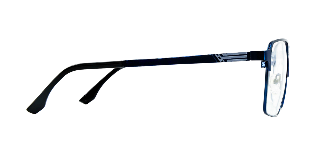 Full Rim Double Bridge Rectangle Classic Eyeglasses