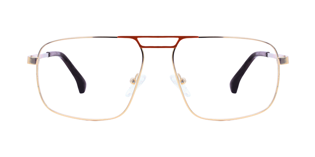 Full Rim Double Bridge Rectangle Classic Eyeglasses