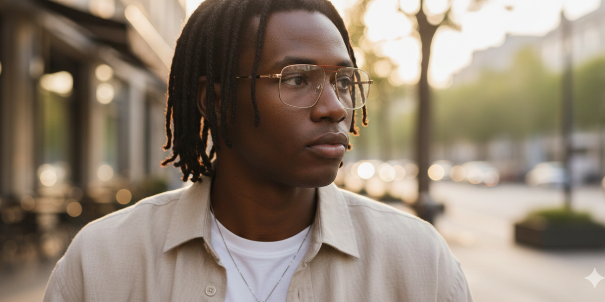 Full Rim Double Bridge Rectangle Classic Eyeglasses