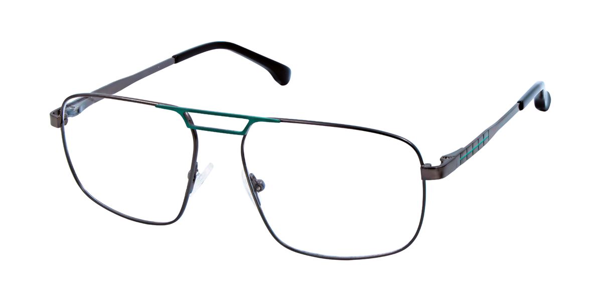 Full Rim Double Bridge Rectangle Classic Eyeglasses