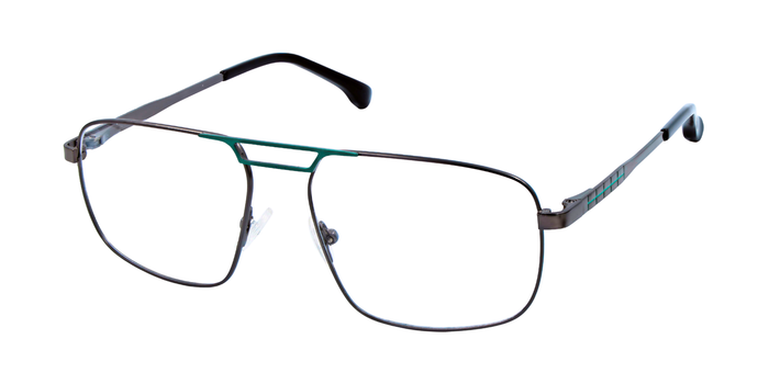Full Rim Double Bridge Rectangle Classic Eyeglasses