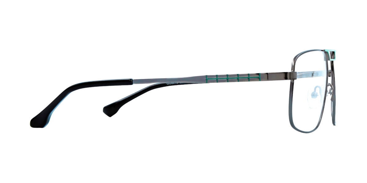 Full Rim Double Bridge Rectangle Classic Eyeglasses