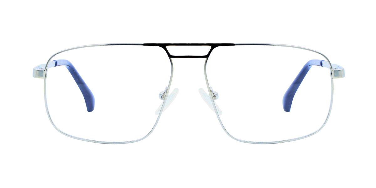 Full Rim Double Bridge Rectangle Classic Eyeglasses