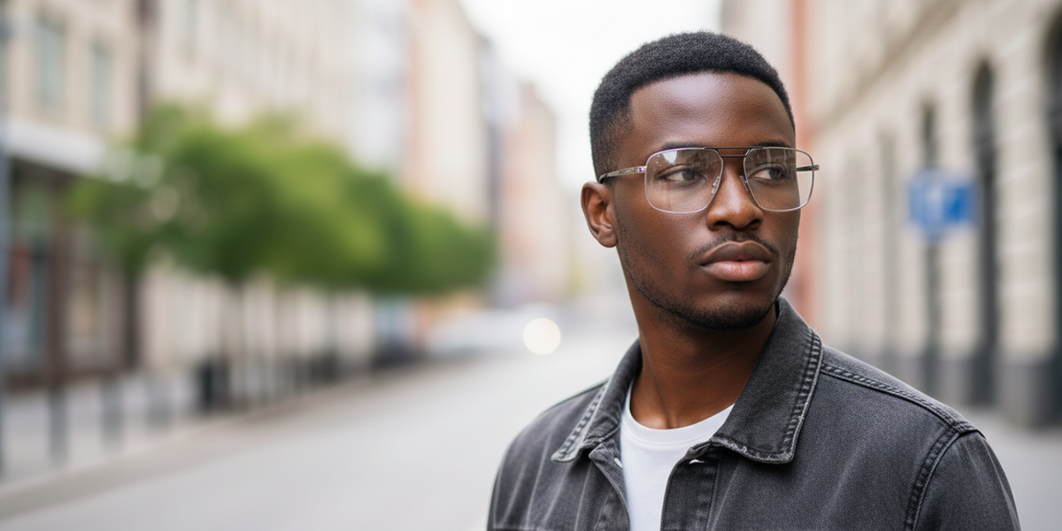 Full Rim Double Bridge Rectangle Classic Eyeglasses