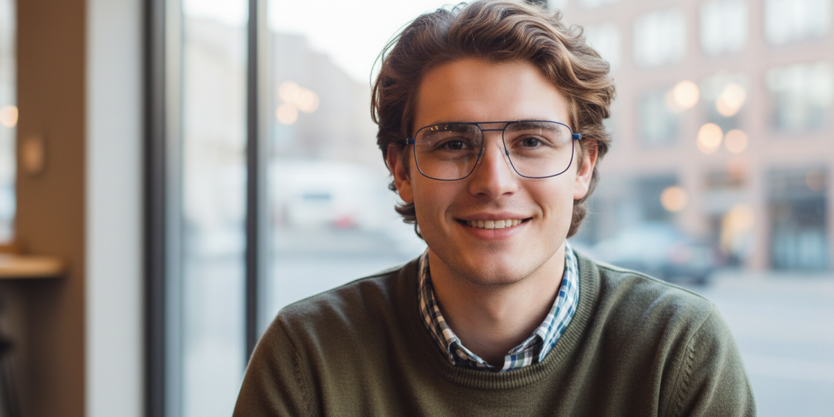 Full Rim Double Bridge Rectangle Classic Eyeglasses