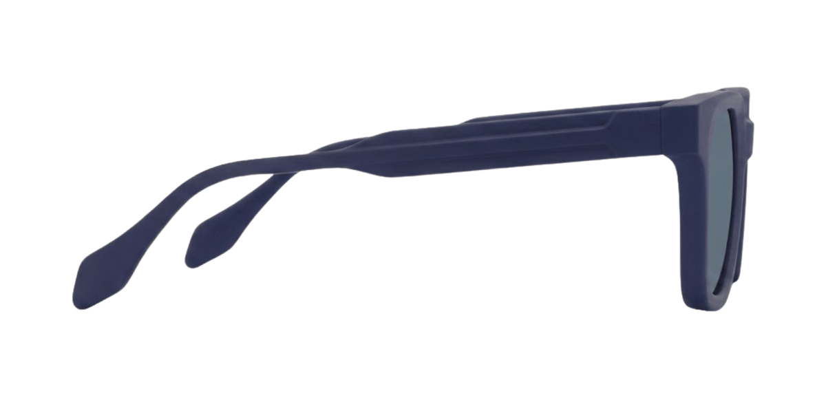 Matte Navy Blue Full Rim Rectangle Magneto Eyeglasses
