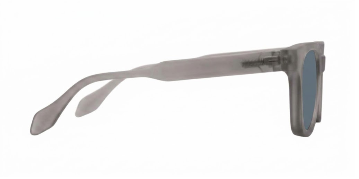 Light Grey Full Rim Rectangle Magneto Eyeglasses