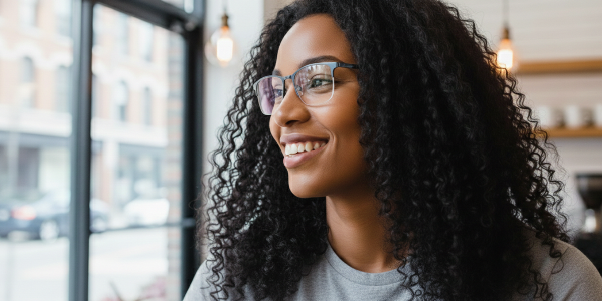 Half Rim Rectangle Classic Eyeglasses