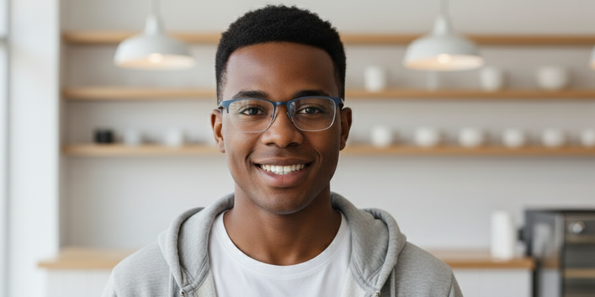 Half Rim Rectangle Classic Eyeglasses