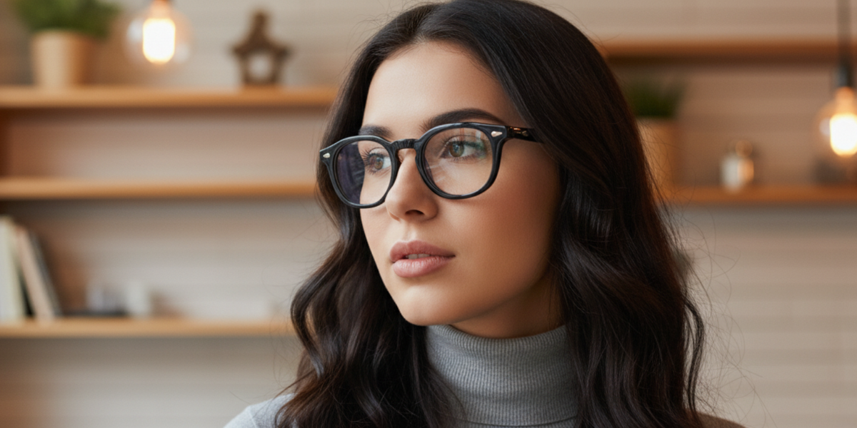 Full Rim Round Premium Eyeglasses