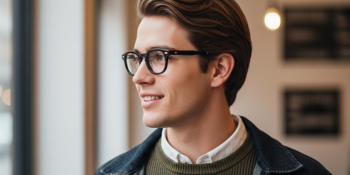 Full Rim Round Premium Eyeglasses
