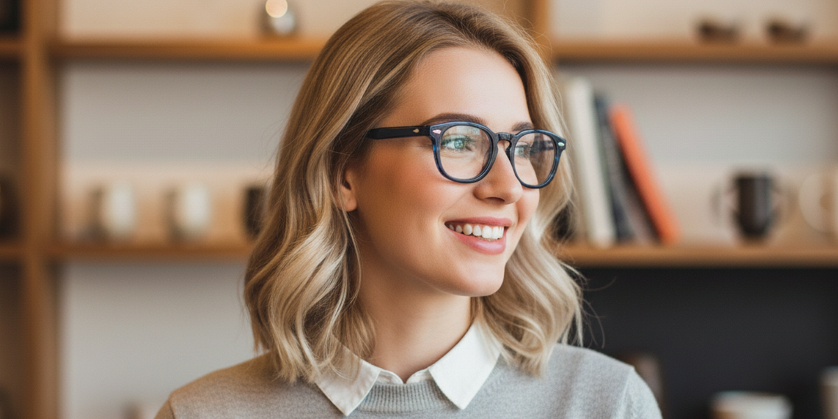 Full Rim Round Premium Eyeglasses