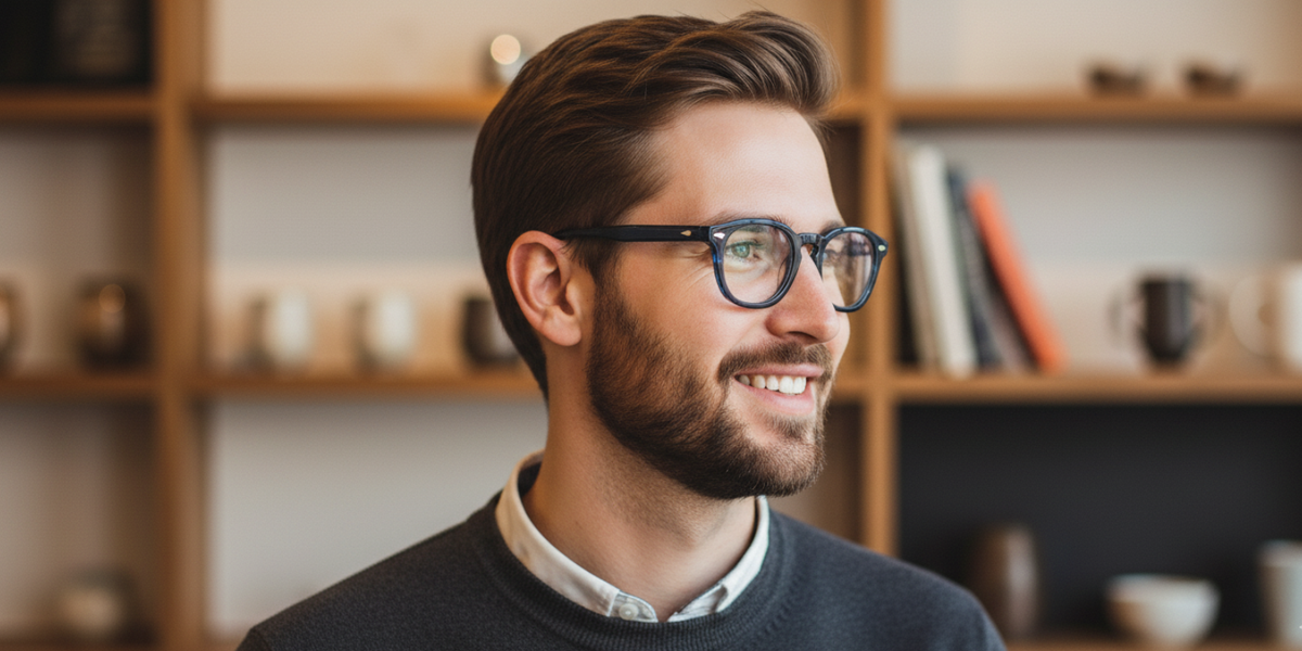 Full Rim Round Premium Eyeglasses