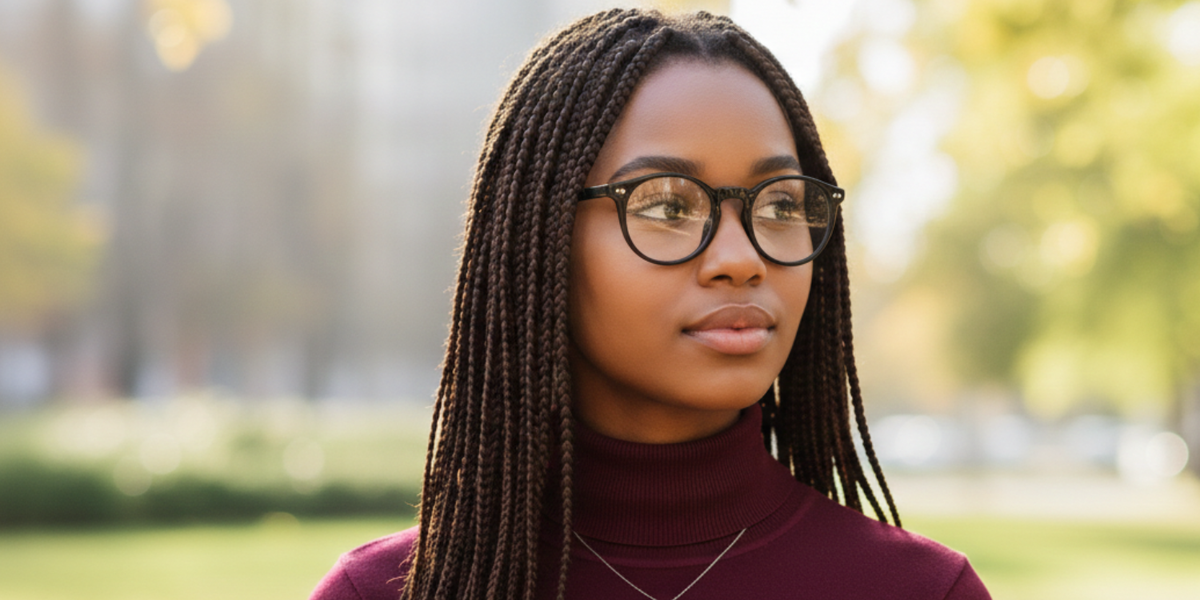 Full Rim Round Premium Eyeglasses