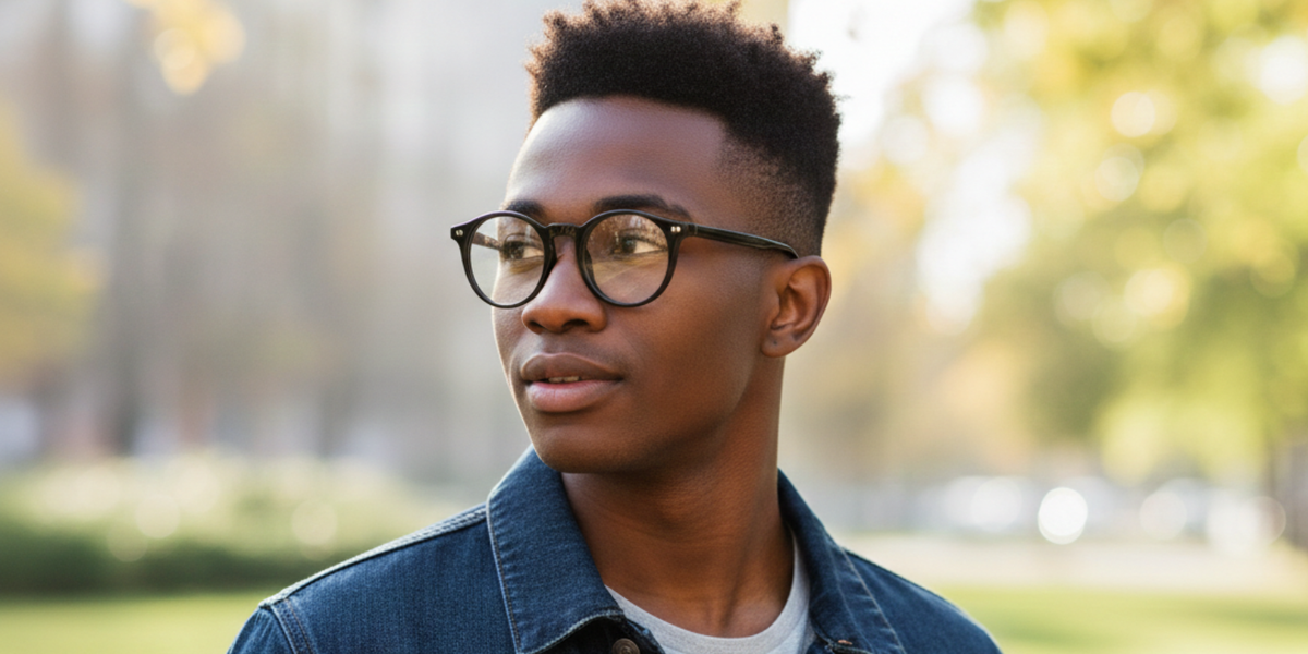 Full Rim Round Premium Eyeglasses